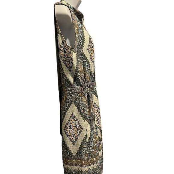 Speed Control New York | Sleeveless Print Dress | Tie Front - Picture 3 of 6